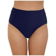thumbnail image 1 of Cathalem Womens Bikini Bottoms String Bathing Suit Bottom with Moderate Coverage Low Waist Swim Bottom (Blue,M), 1 of 8