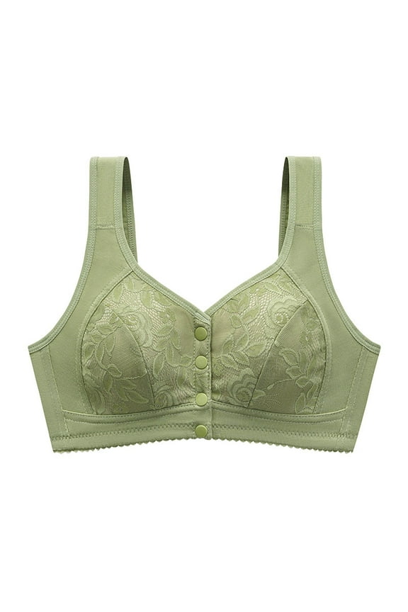 Womens Bras Comfortable Lift Smooth Bras for Women Full Coverage Bralettes Ultra Comfort T-Shirt Bra(Green,44)