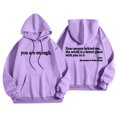 thumbnail image 1 of Cathalem Womens Hoodies Oversized V Neck Sweatshirts Long Sleeve Pullover Casual Fall Clothes 2025 Trendy (Purple,L), 1 of 7