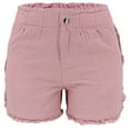 thumbnail image 1 of Cathalem Womens Jean Shorts Women's Denim Shorts Solid Jean Shorts Summer Hot Pants with Pockets(Pink,XXL), 1 of 5