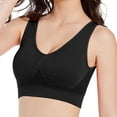 thumbnail image 1 of Cathalem Womens Sports Bras Running Sports Bras for Women Padded Workout Yoga Gym Fitness Bra Medium Support(Black,XXXXXXL), 1 of 3