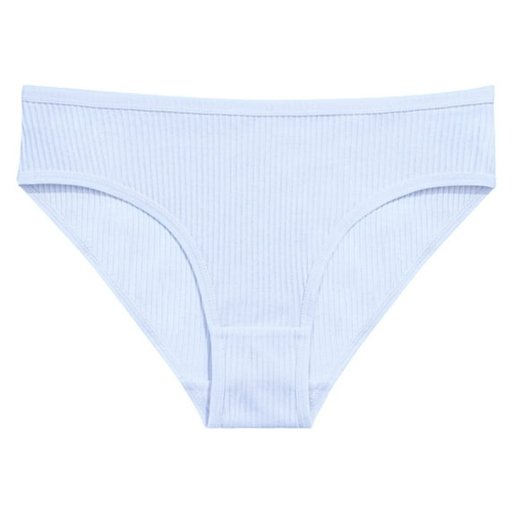 Cathalem Womens Underwear Tummy Control Plus Size Women's Blissful Benefits Tummy Smoothing Hi-Cut Panty(Blue,S)