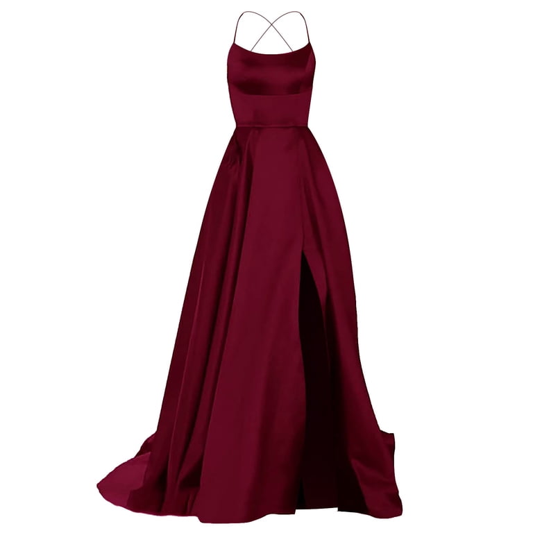 slim fit dress slacks Ladivine Cds496C Long Plus-Size Formal Dress main image 0
