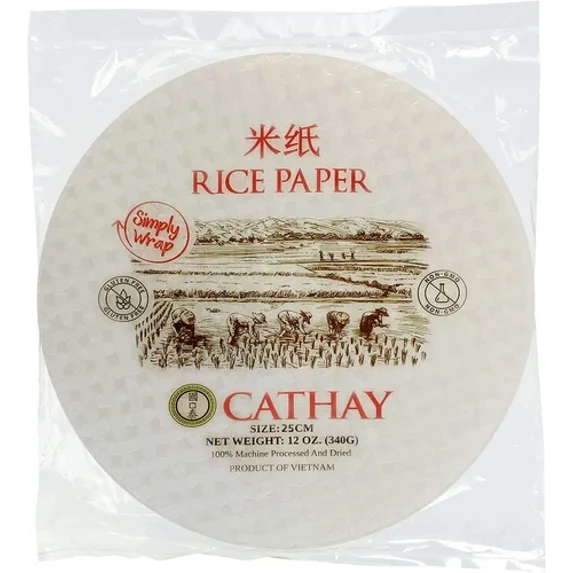 Cathay Fresh Spring Roll Rice Paper Wrappers Rice Paper Wrappers