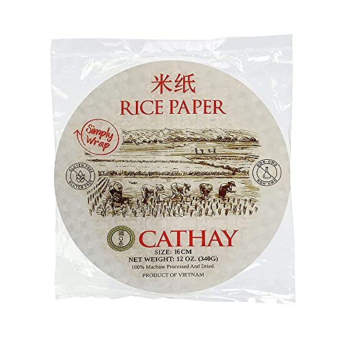 Cathay Fresh Spring Roll Rice Paper Wrappers, Rice Paper Wrappers for