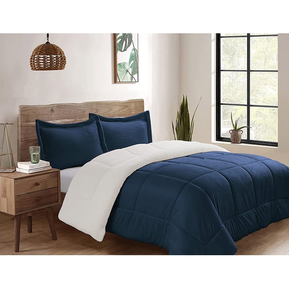 Home Classic Collection Micro Mink Sherpa Convertible Comforter Set
