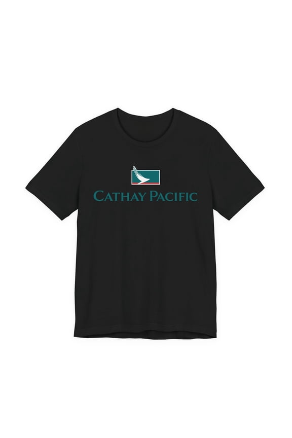 Cathay Pacific Airlines Logo Unisex T-Shirt Black Navy S-5XL