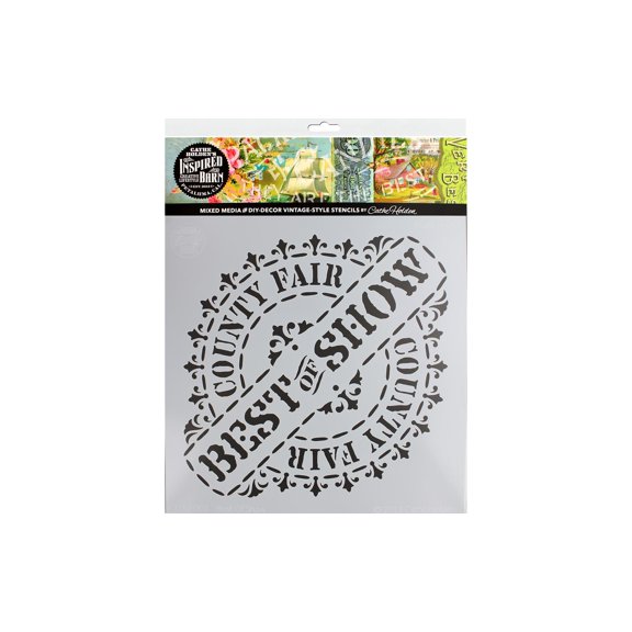 Cathe Holden Inspired Barn Stencil 12" BestOfShow