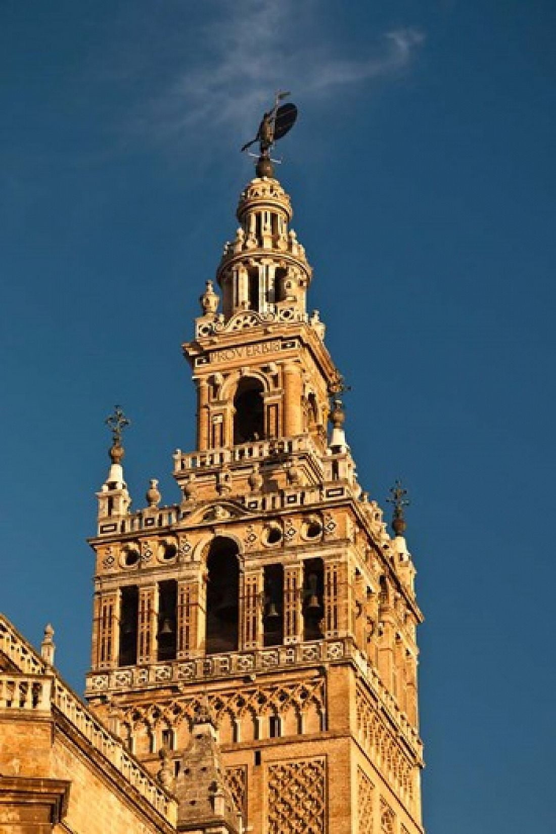 Cathedral And Giralda Tower Seville Spain Canvas Art - Walter Bibikow  DanitaDelimont (25 x 38)