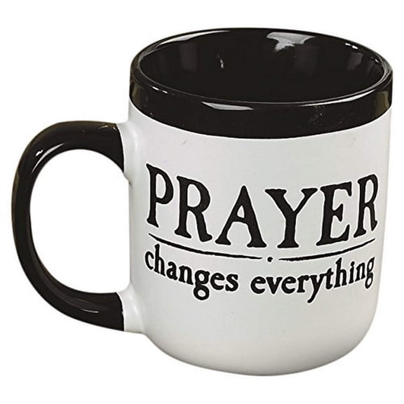 Cathedral Art 57543 4.25 in. Prayer Changes Everything Contemporary Mug