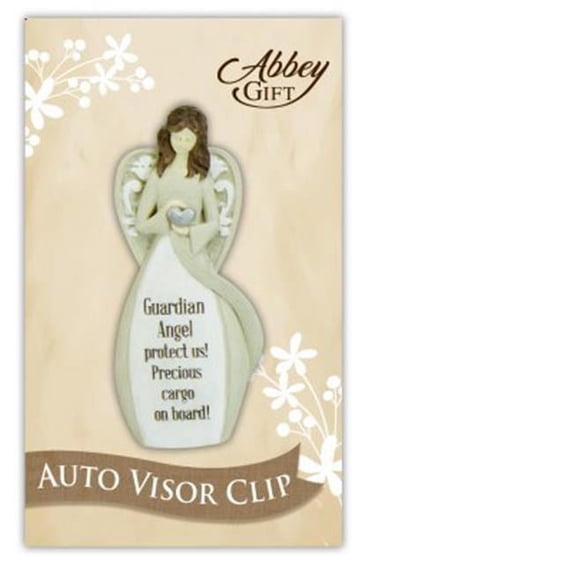 Cathedral Art 57803 Protect us Sculptd Guard Angel Visor Clip