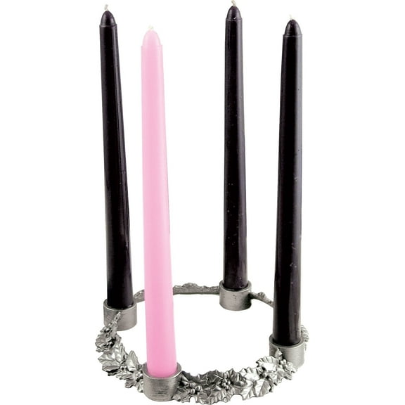Cathedral Art AD103 Holly and Ivy Advent Wreath Candles, 10-Inch