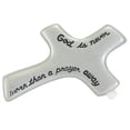 thumbnail image 1 of Cathedral Art God Is Never More Than A Prayer Away Palm Cross, 2-7/8" x 1-7/8", 1 of 2