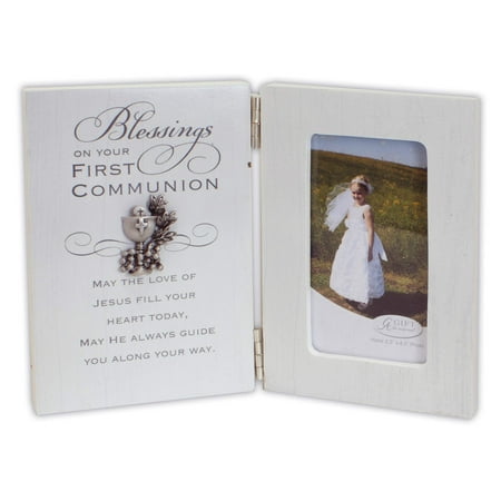 Cathedral Art Hinged Picture Frame-First Communion, One Size, Multicolored, Multi