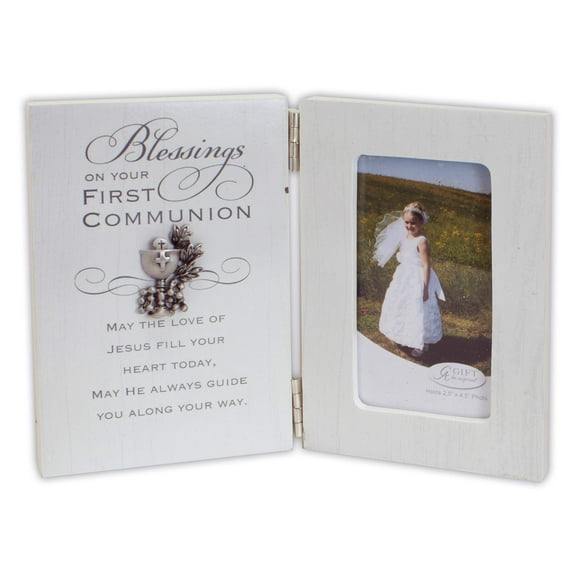 Cathedral Art Hinged Picture Frame-First Communion, One Size, Multicolored, Multi