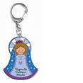 thumbnail image 1 of Cathedral Art KR528 Blue Virgencita Cuidame Mucho Porfis Key Ring, 1 of 1