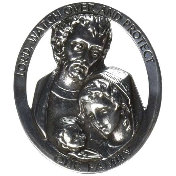 Cathedral Art KVC169 Auto Visor Clip, Blessed Family, 2-3/8-Inch