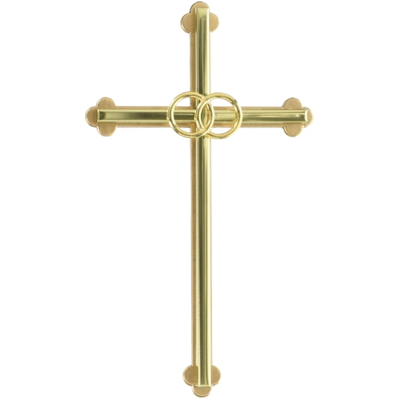 Cathedral Art 8-Inch Wedding Cross Gold Decorative Religious Keepsake
