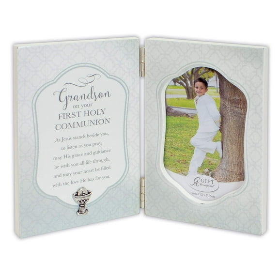 Cathedral Art Picture Frame - Grandson Communion, One Size, Multicolored