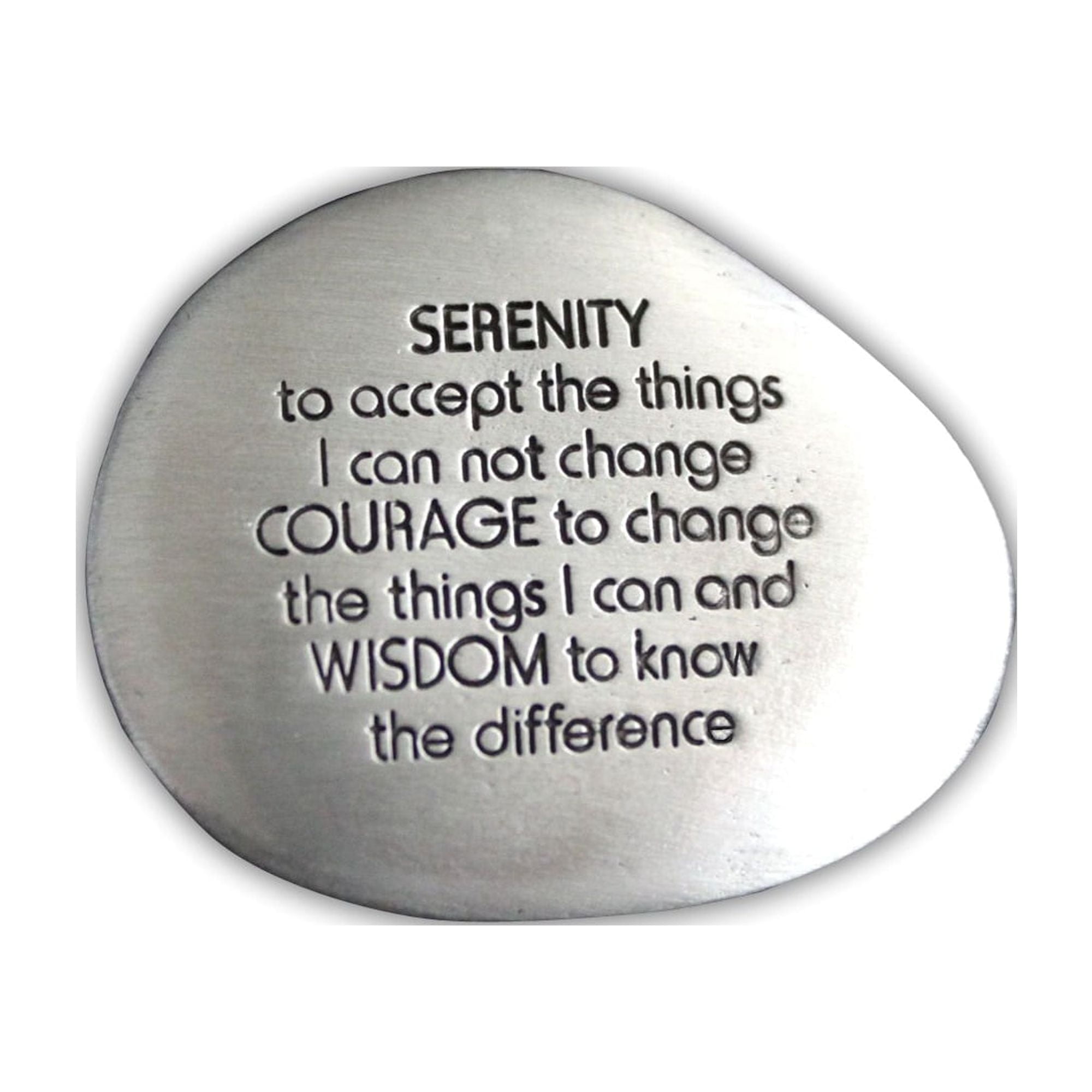 Cathedral Art SS126 Serenity Prayer Soothing Stone, 1-1/2-Inch ...