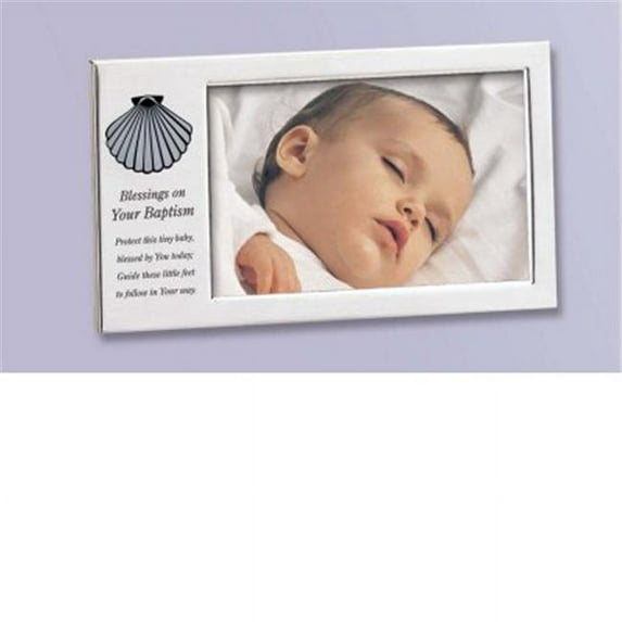 Cathedral Art W355 1.6 in. Blessings on Your Baptism Baby Frame