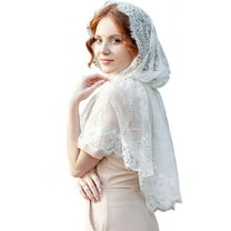 Cathedral Bridal Veils Infinity Chapel Inspired Prayer Latin Mass Lace Mantilla Church Muslim Communion Headcover Veil