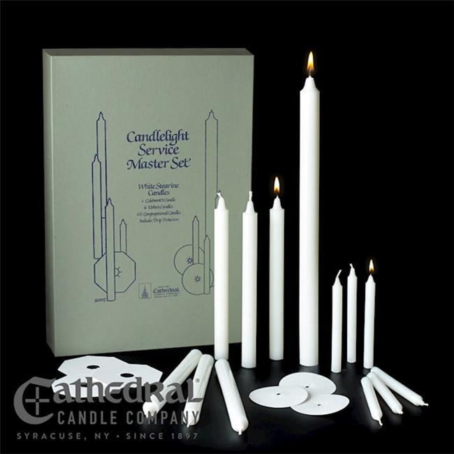 Cathedral Candle 381347 Candle Light Service Set Master Set for