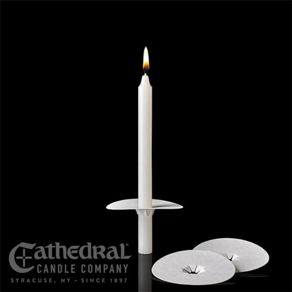 Cathedral Candle 407247 Candle Drip Protectors Bobeches Cardboard - Pack of 125