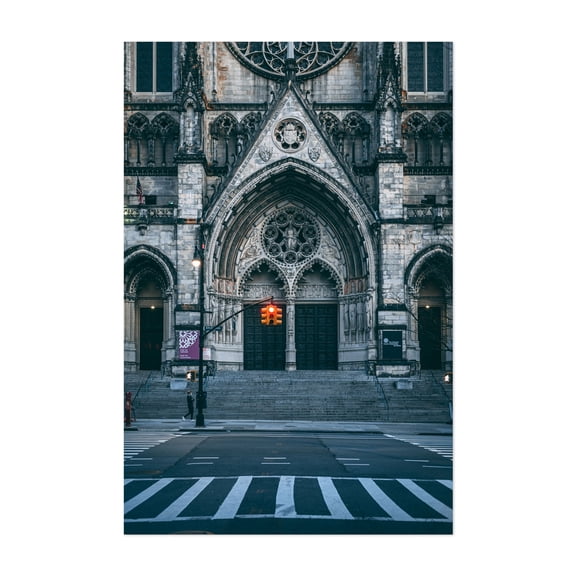 Cathedral Church of St. John the Divine 01 - Manhattan New York Photography Architecture Gothic City Street Photography Unframed Wall Art Print 4 x 6 inches