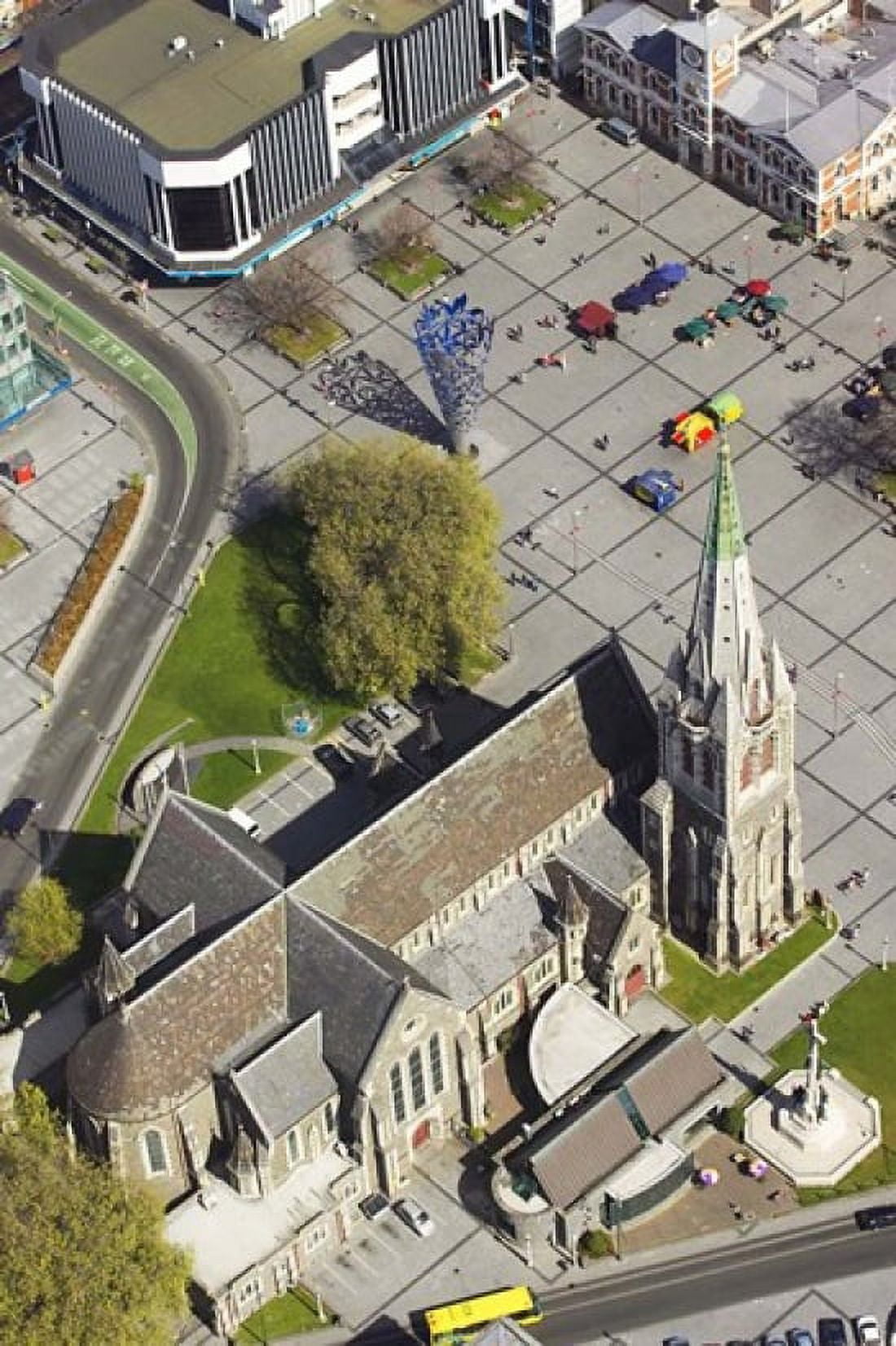 Cathedral Church of Christ Christchurch South Island New Zealand Canvas Art - David Wall DanitaDelimont (24 x 35)
