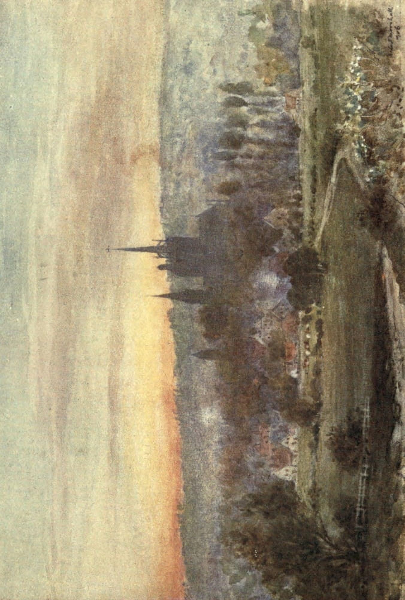 Cathedral Cities of France 1907 Evreux Canvas Art - Herbert Marshall (24 x 36)