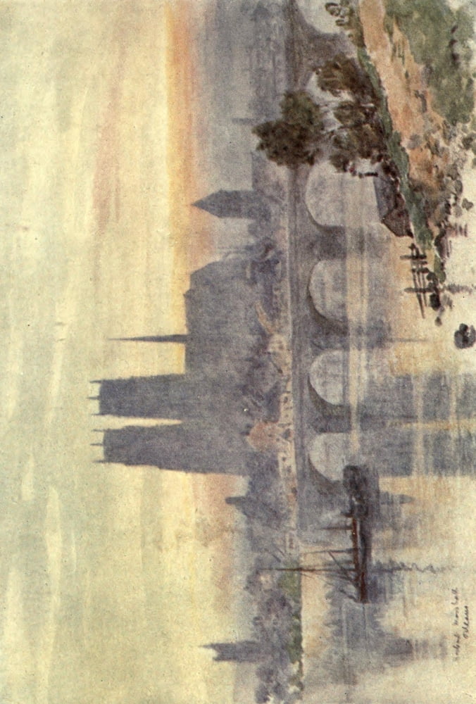 Cathedral Cities of France 1907 Orlans Canvas Art - Herbert Marshall (24 x 36)