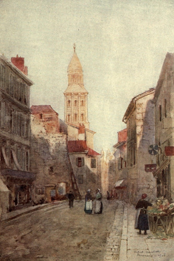 Cathedral Cities of France 1907 Perigueux Canvas Art - Herbert Marshall (24 x 36)