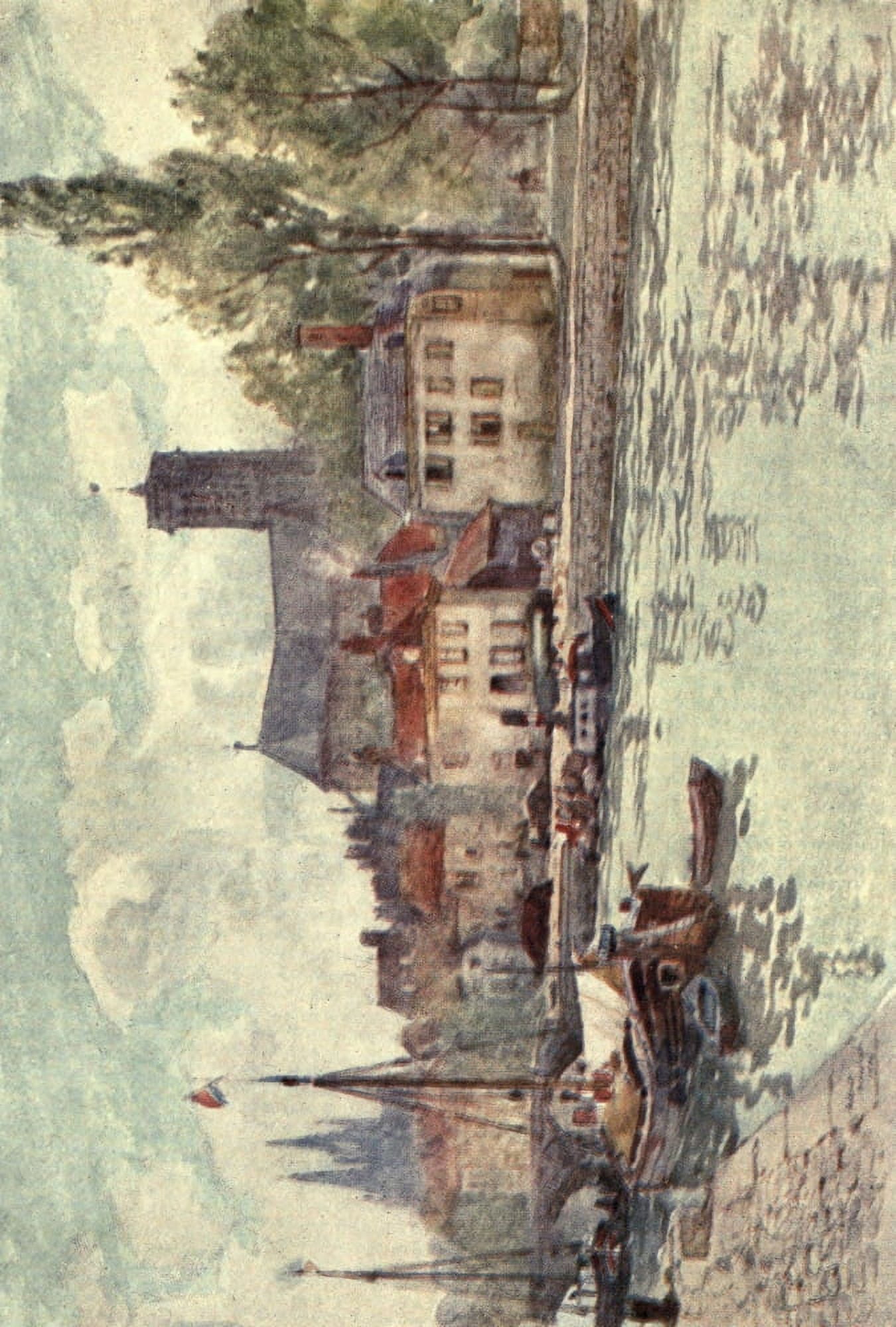 Cathedral Cities of France 1907 Soissons Canvas Art - Herbert Marshall (18 x 24)