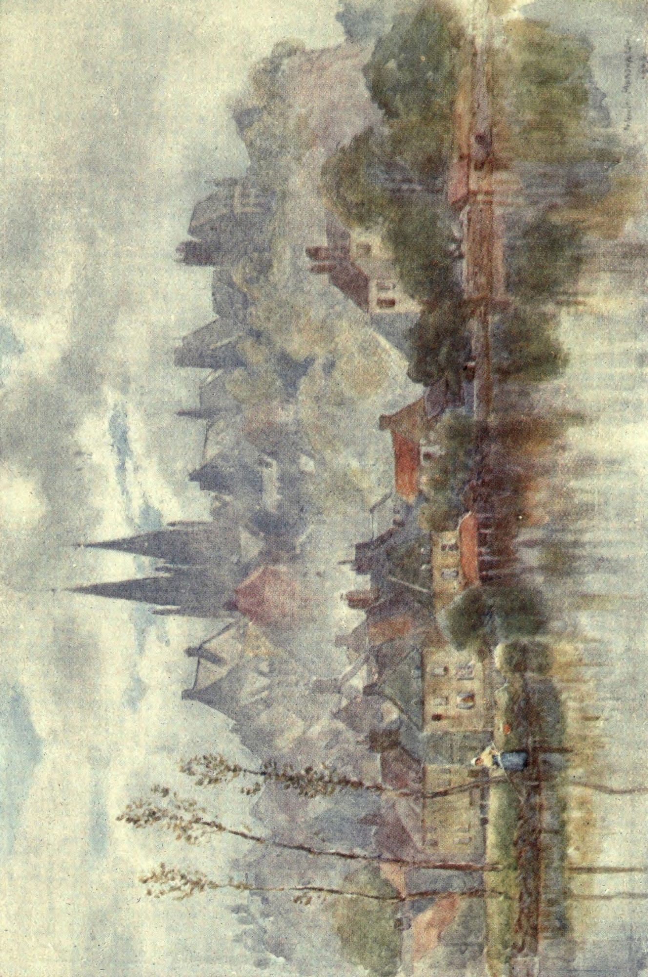 Cathedral Cities of France 1907 St Lo Canvas Art - Herbert Marshall (24 x 36)