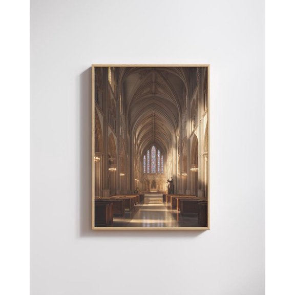 Cathedral Isle Poster - St Pauls Inspiration Art 8x10 UNFRAMED