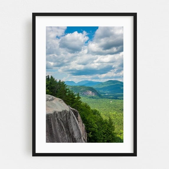Cathedral Ledge 02 - Conway New Hampshire Photography Black Framed Wall Art Print 12 x 18 inches