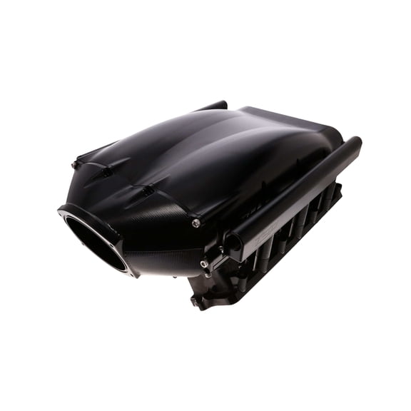 Cathedral Port Billet Aluminum Low-Rise Intake Manifold for GM LS - Black