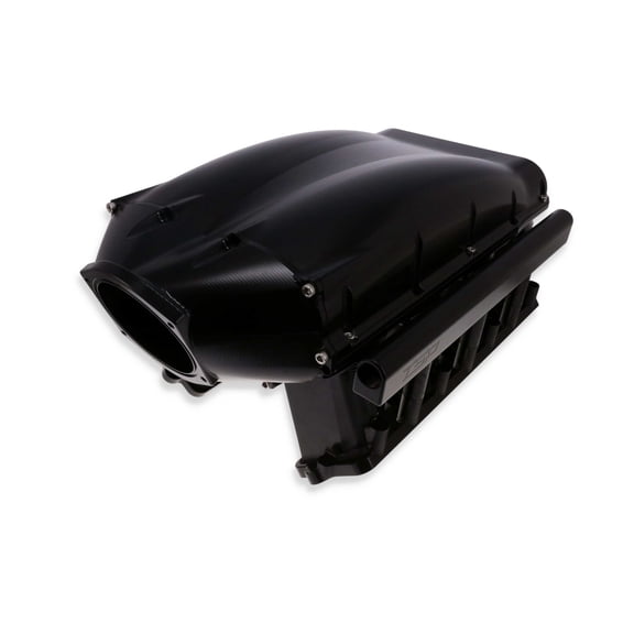 Cathedral Port Billet Aluminum Mid-Rise Intake Manifold for GM LS - Black