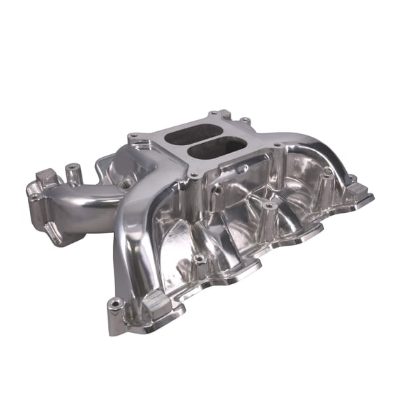 Cathedral Port Dual Plane Aluminum Intake Manifold for GM LS - Polished