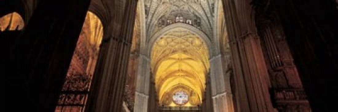 Cathedral Seville Andalucia Spain Canvas Art - Panoramic Images (36 x 12)