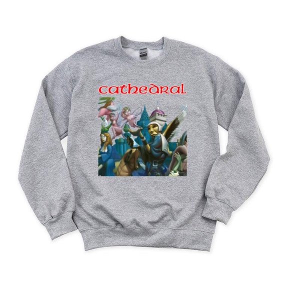 Cathedral The Ethereal Mirror Vintage Retro Doom Metal Music Band UK Lee SweatShirt Unisex, up to 5XL