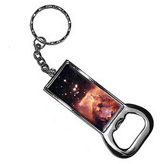 Cathedral To Massive Stars Galaxy Universe Keychain Key Chain Ring Bottle Bottlecap Opener