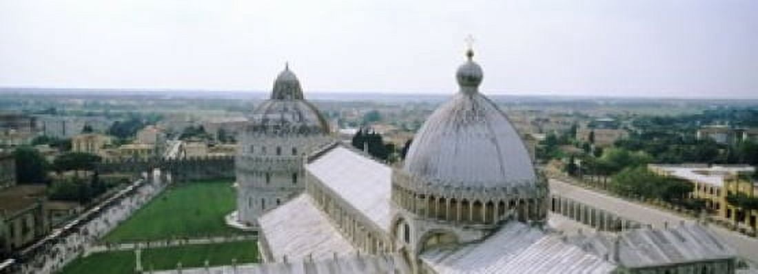 Cathedral in a city Pisa Cathedral Piazza Dei Miracoli Pisa Tuscany Italy Canvas Art - Panoramic Images (18 x 7)