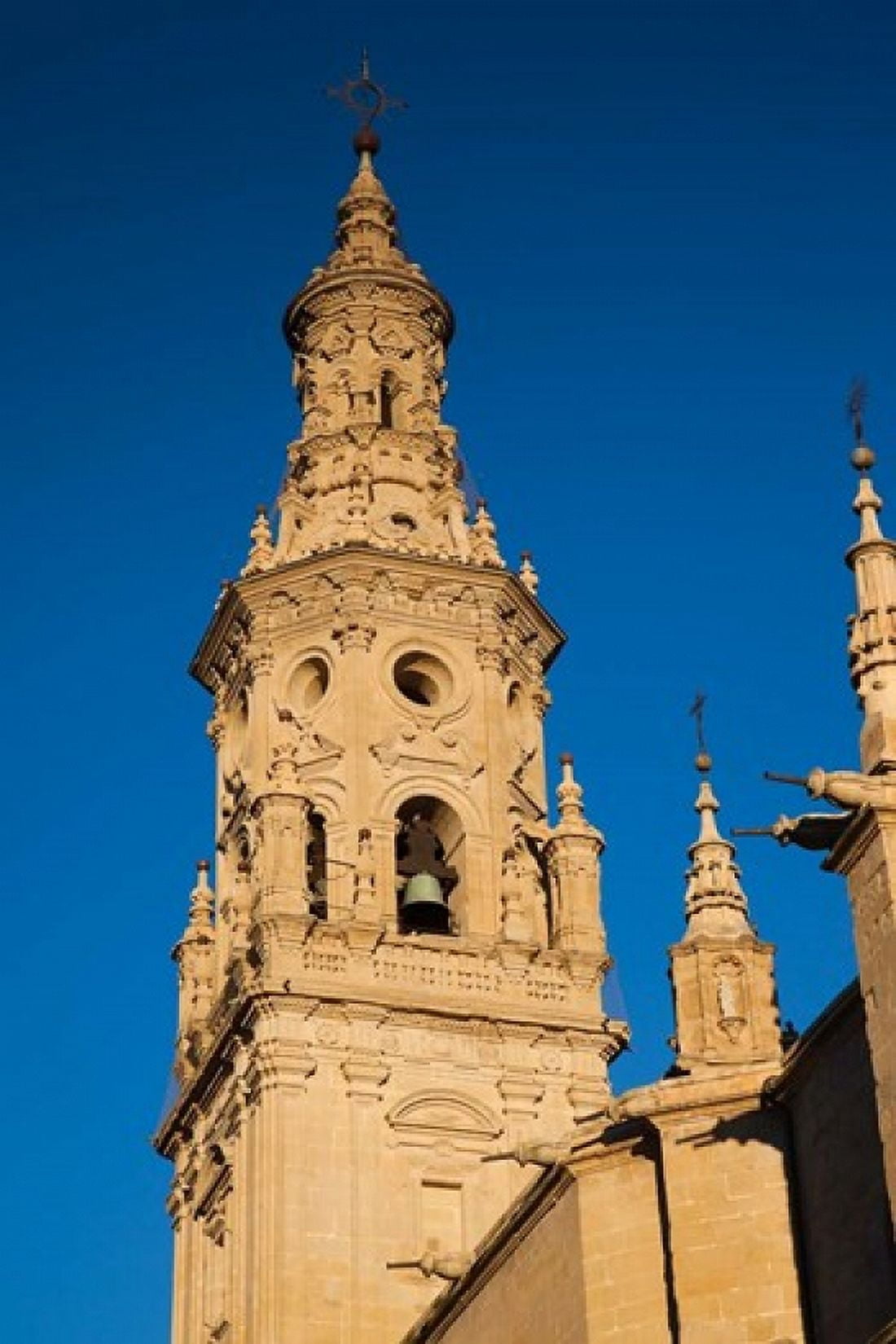Cathedral of Santa Maria de la Redonda Logrono Spain Canvas Art - Walter Bibikow DanitaDelimont (25 x 37)