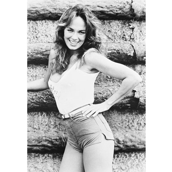 Catherine Bach B&W Photo Poster Print