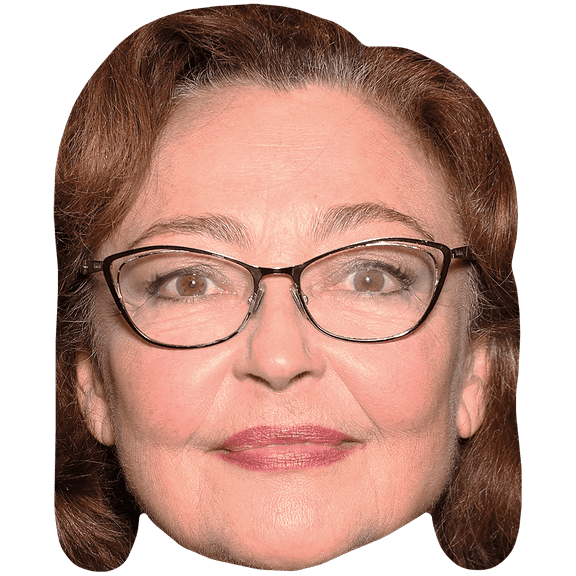 Catherine Frot (Glasses) Big Head. Larger than life mask.