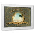 thumbnail image 1 of Catherine Jones 18x15 White Modern Wood Framed Wall Art Titled - Port Royale Inn, 1 of 5