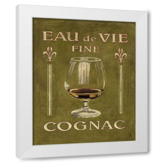 Catherine Jones 26x31 White Modern Wood Framed Wall Art Titled - Cocktail Hour IV