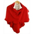 thumbnail image 1 of Catherine Lillywhite HA1106RD Ruffle Wrap Red, 1 of 1
